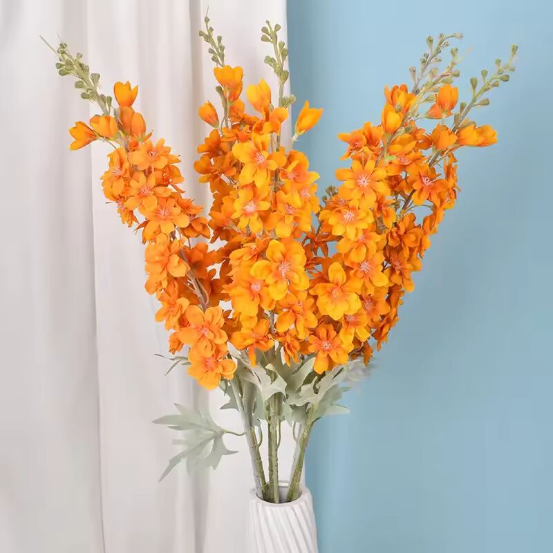 87CM Artificial 2-Fork Plush Swallow Grass Home Decoration Hyacinth Wedding Decoration Photography Prop Silk Flower