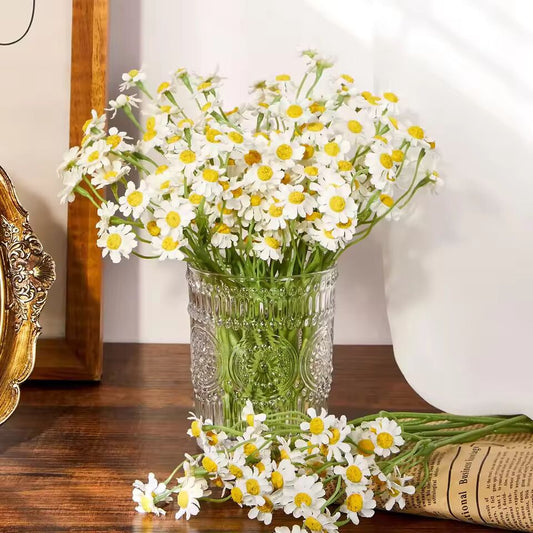 60heads Artificial Daisy Flowers Small Daisy Fake Flower Bou